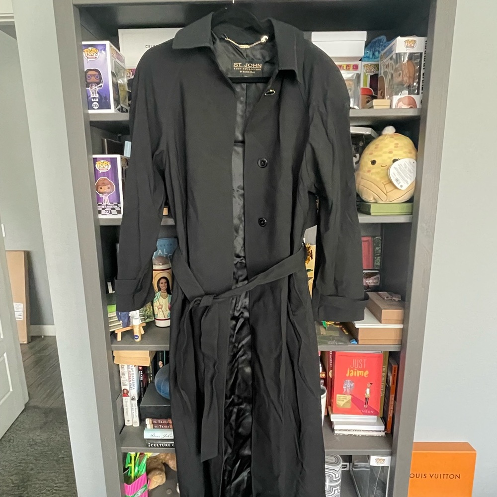 St John’s Black Trench Coat